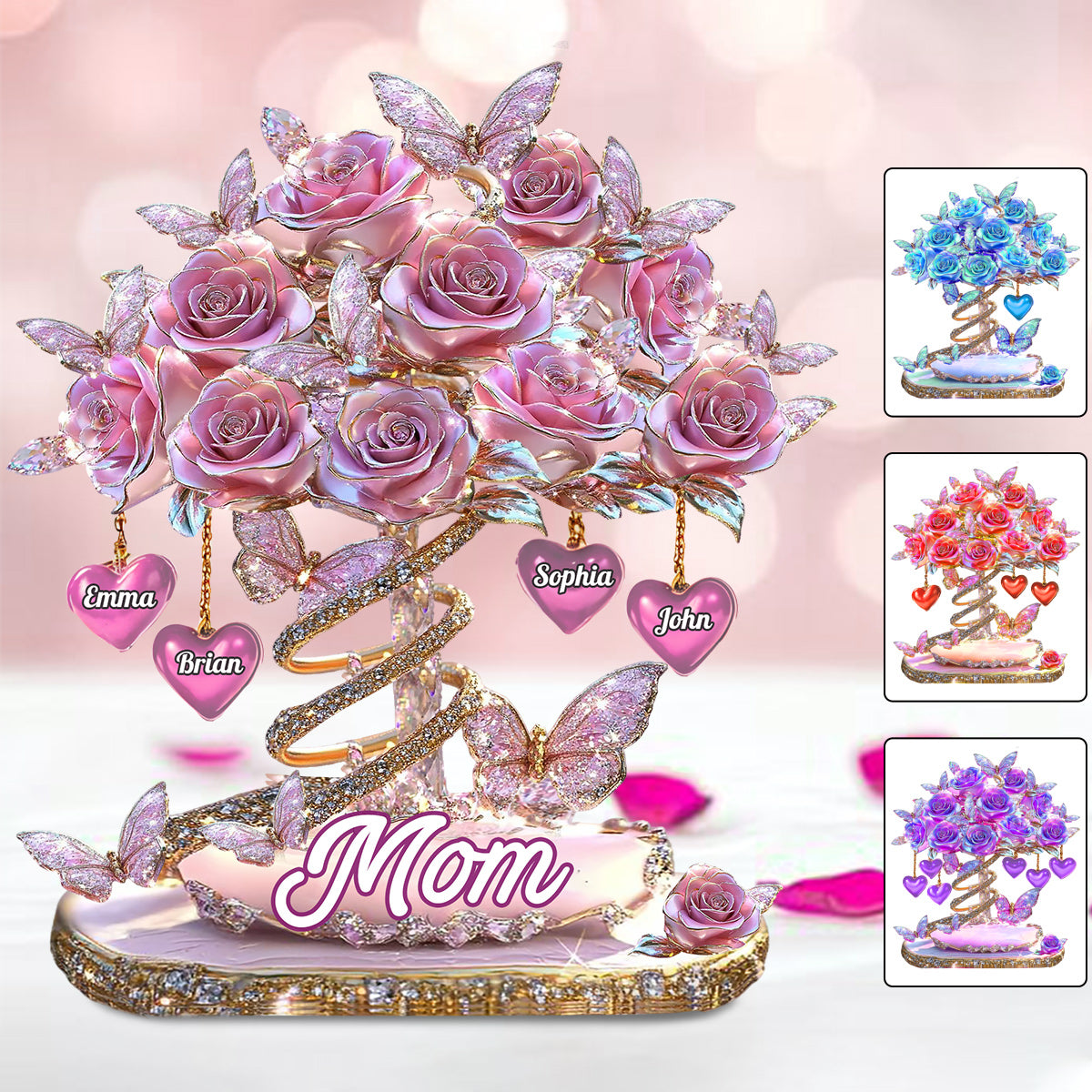 Best Mom Ever - Personalized Mother Custom Shaped Acrylic Plaque