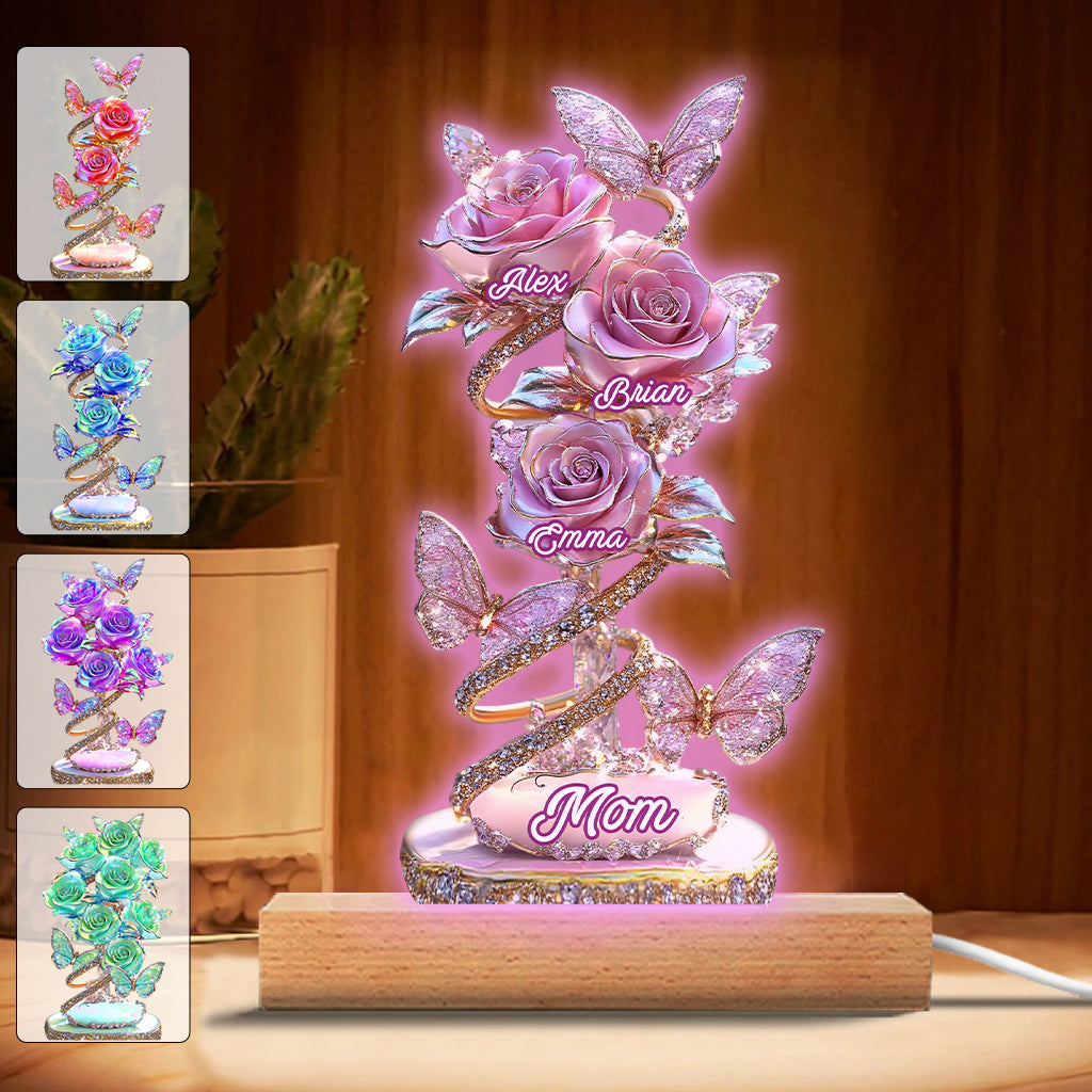 My Garden Gift For Mom, Grandma,... - Personalized Mother Custom Shaped Acrylic Plaque