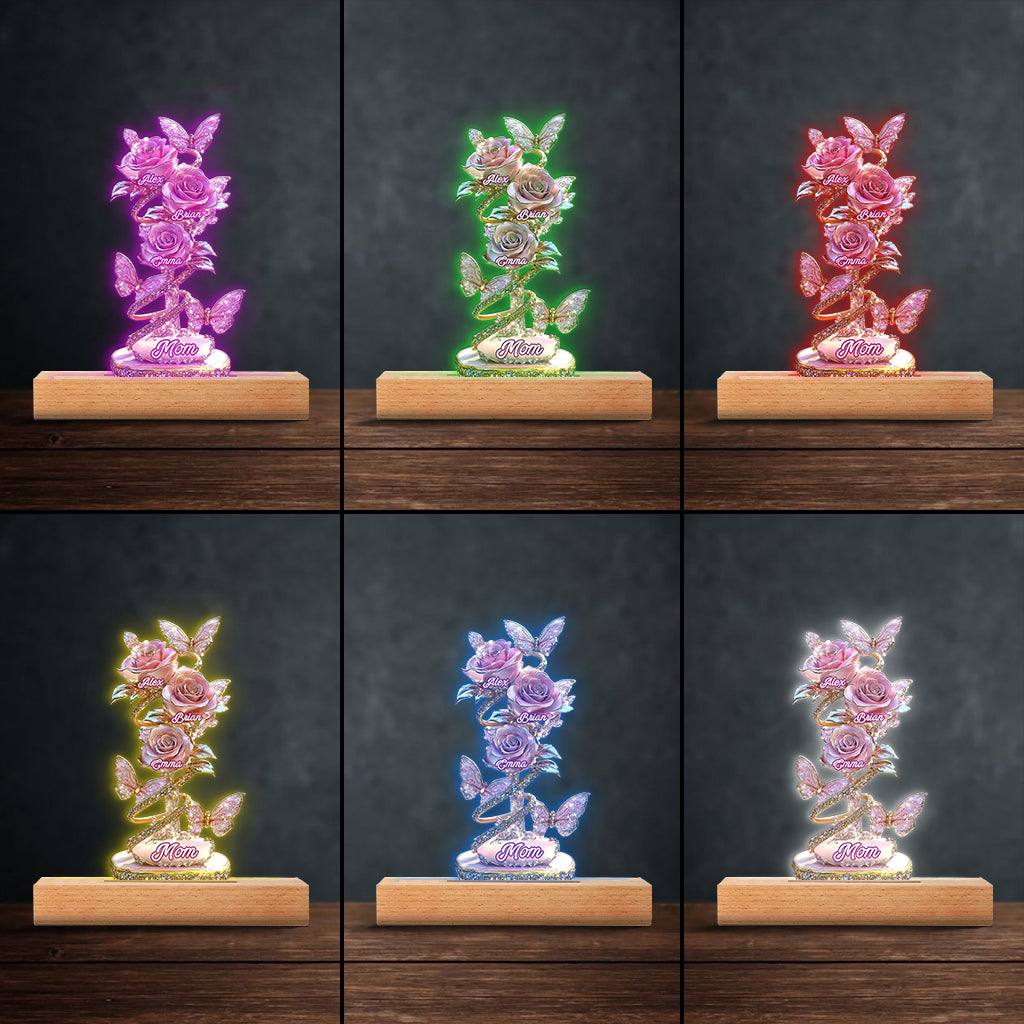 My Garden Gift For Mom, Grandma,... - Personalized Mother Custom Shaped Acrylic Plaque