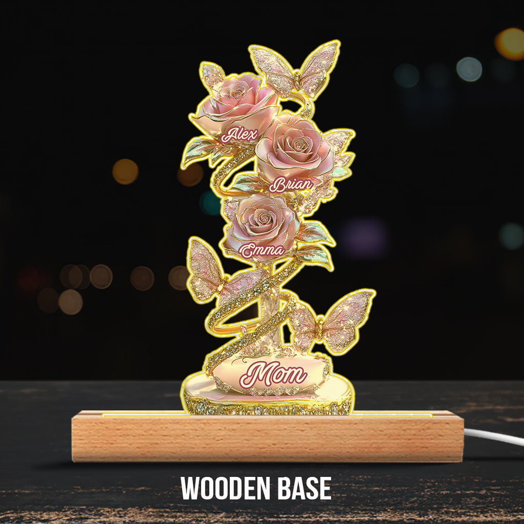 My Garden Gift For Mom, Grandma,... - Personalized Mother Custom Shaped Acrylic Plaque