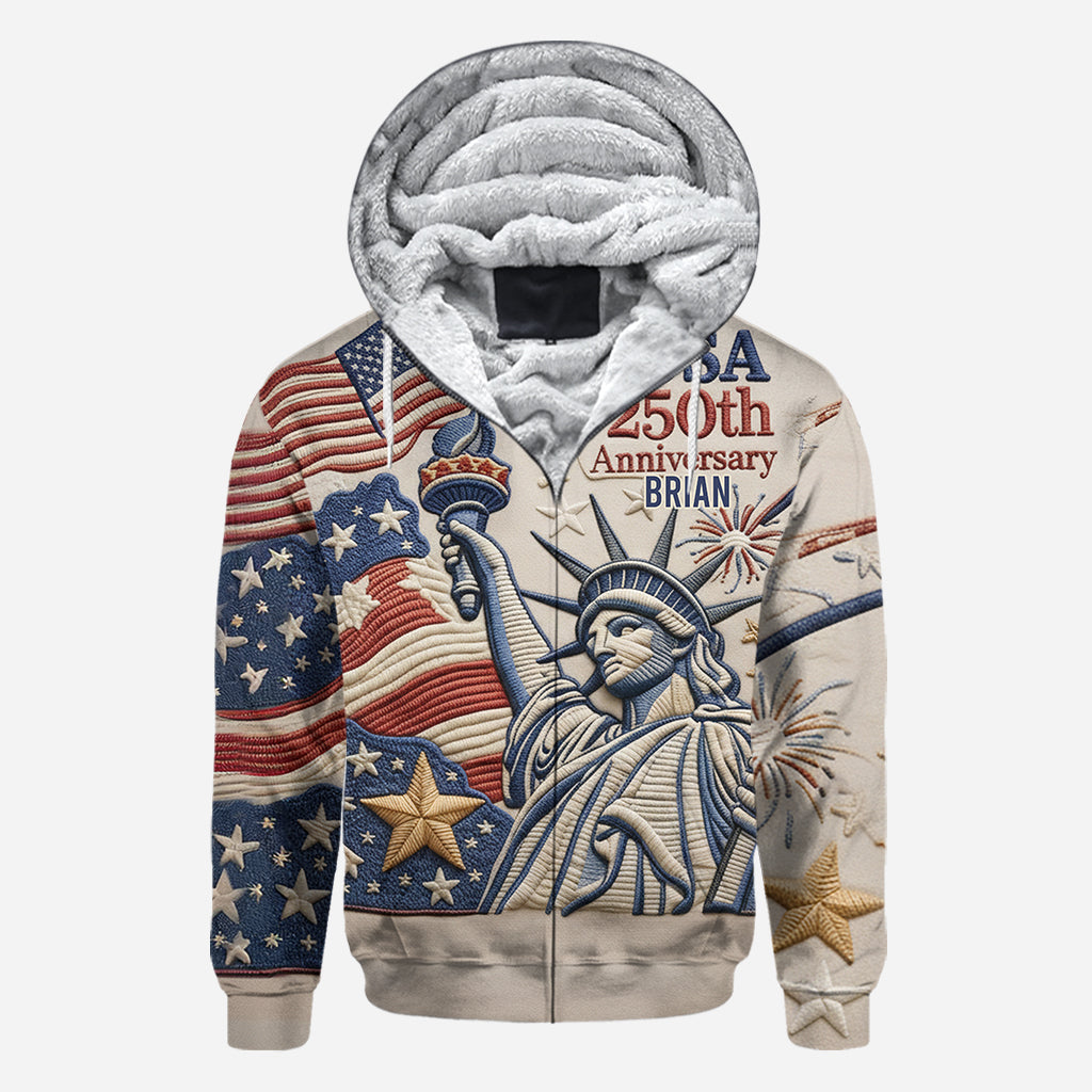 US 250th Anniversary - Personalized Pontoon All Over Shirt