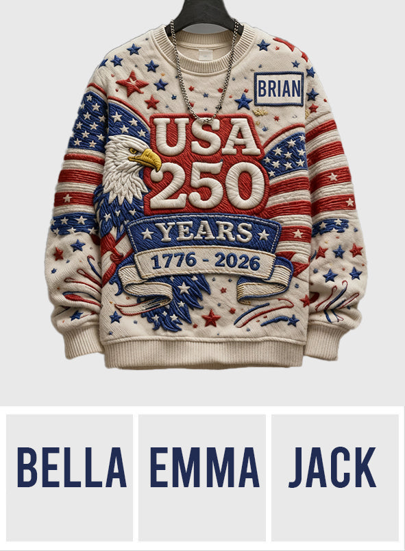 US 250th Anniversary - Personalized Pontoon All Over Shirt