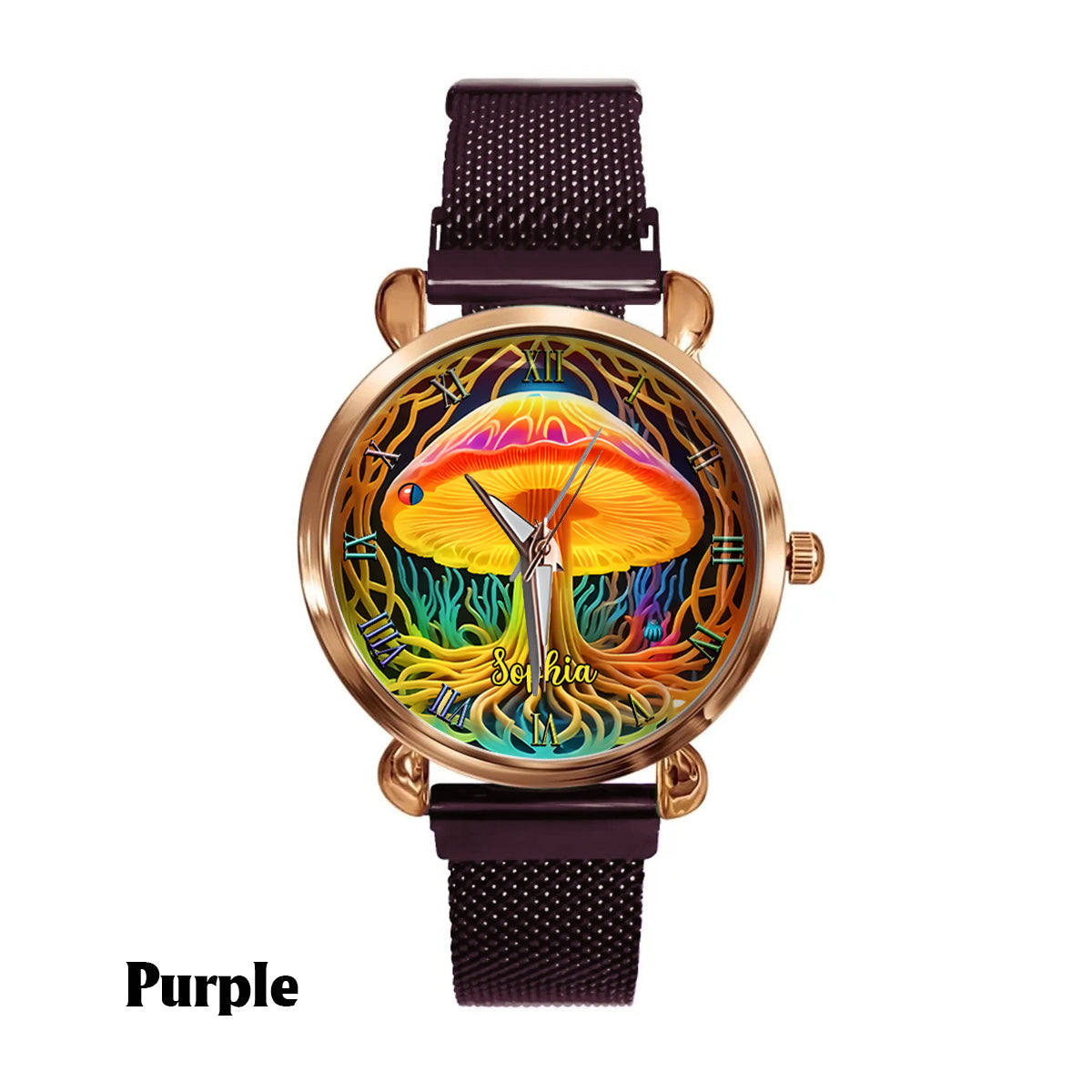 Stay Groovy - Personalized Hippie Women Hand Watch