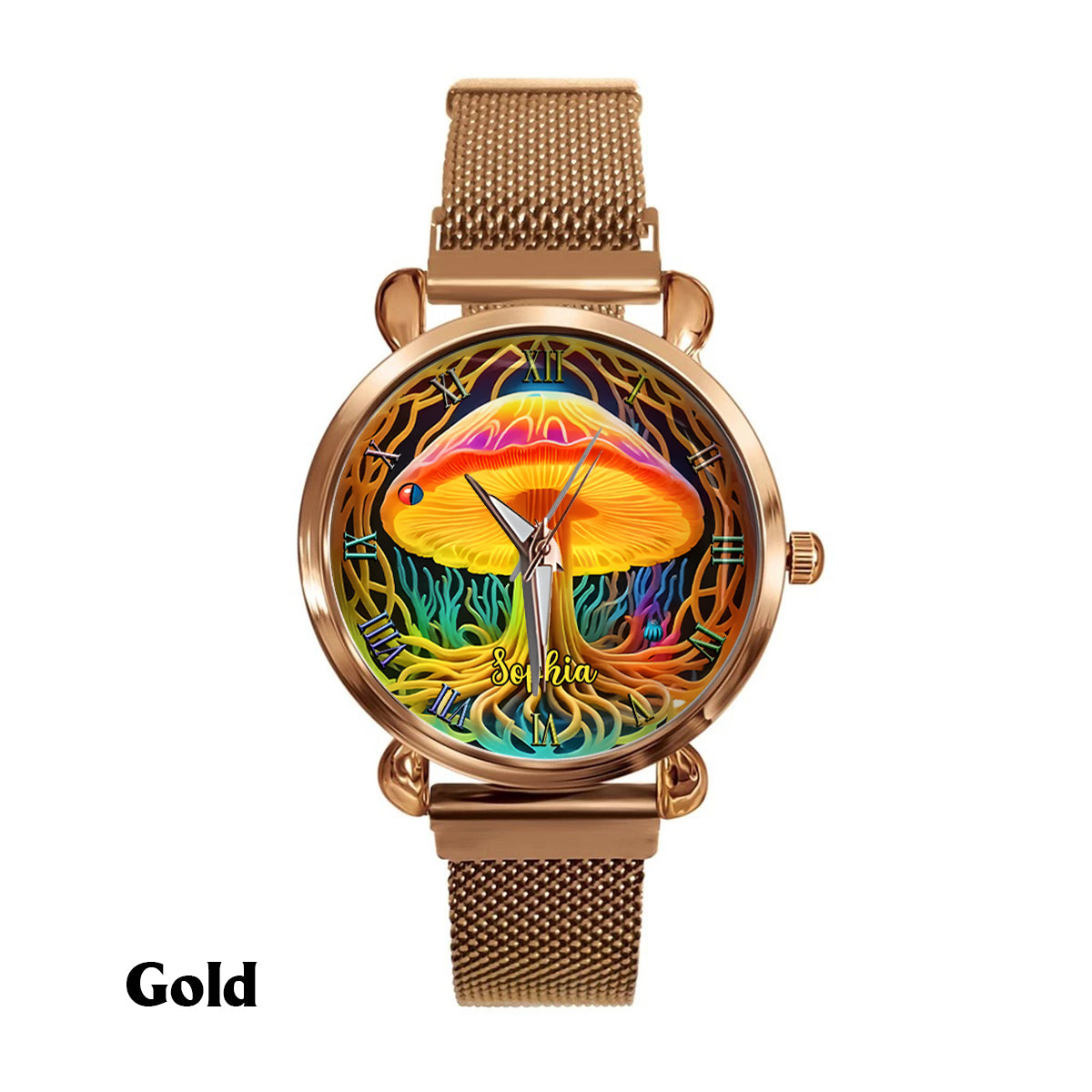 Stay Groovy - Personalized Hippie Women Hand Watch