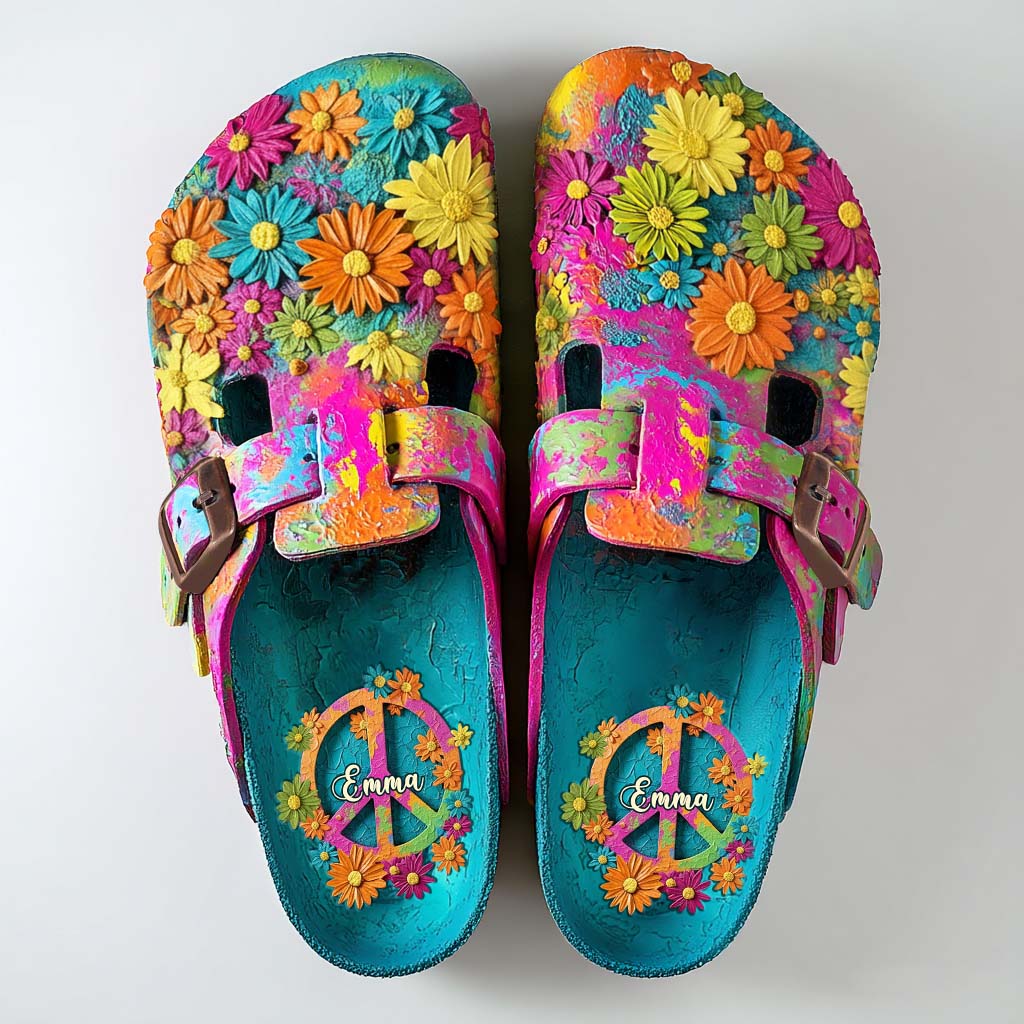 Hippie Soul - Personalized Hippie Clogs With Arch Support