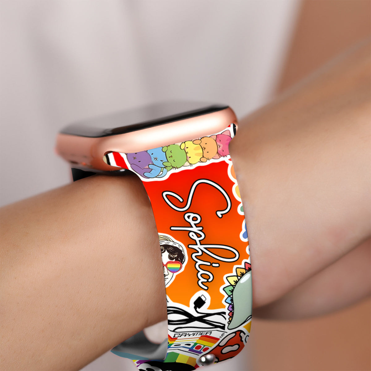 Be Kind - Personalized LGBT Support Apple Watch Band