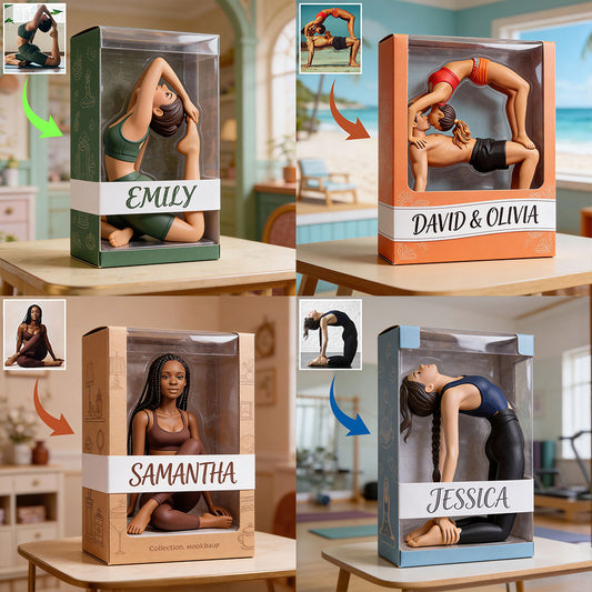 Custom From Photo - Personalized Yoga Custom Shaped Acrylic Plaque