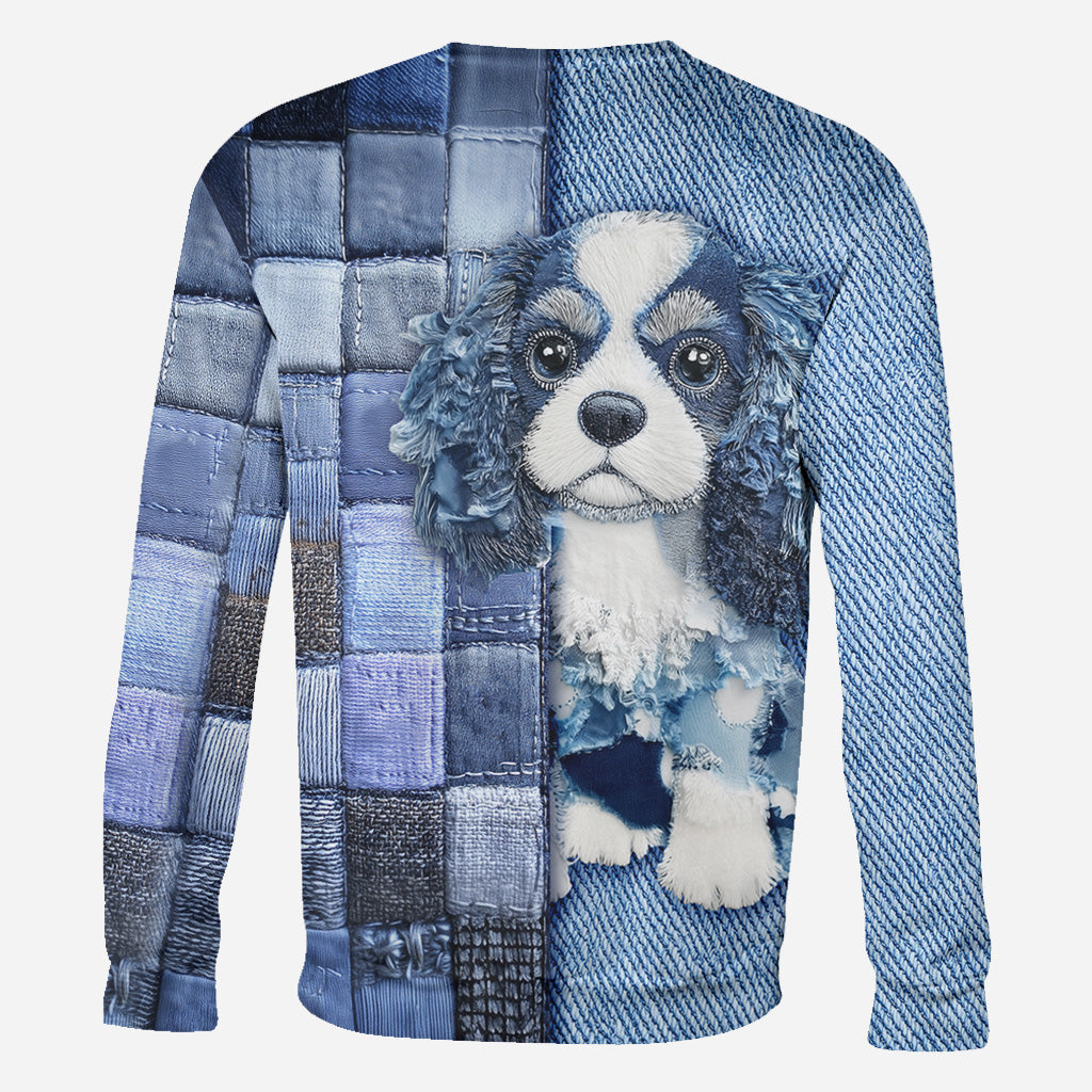 Love Cavalier King Charles Spaniel - Personalized Dog All Over Shirt