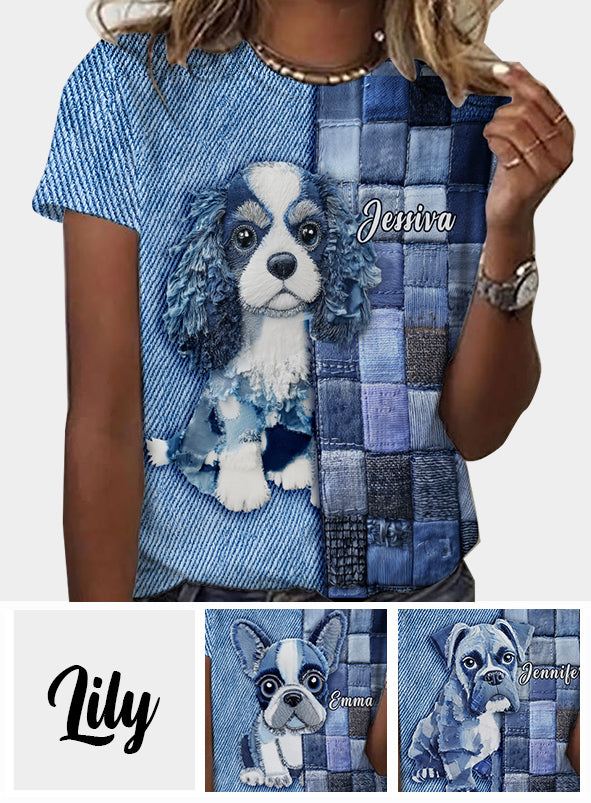 Love Cavalier King Charles Spaniel - Personalized Dog All Over Shirt