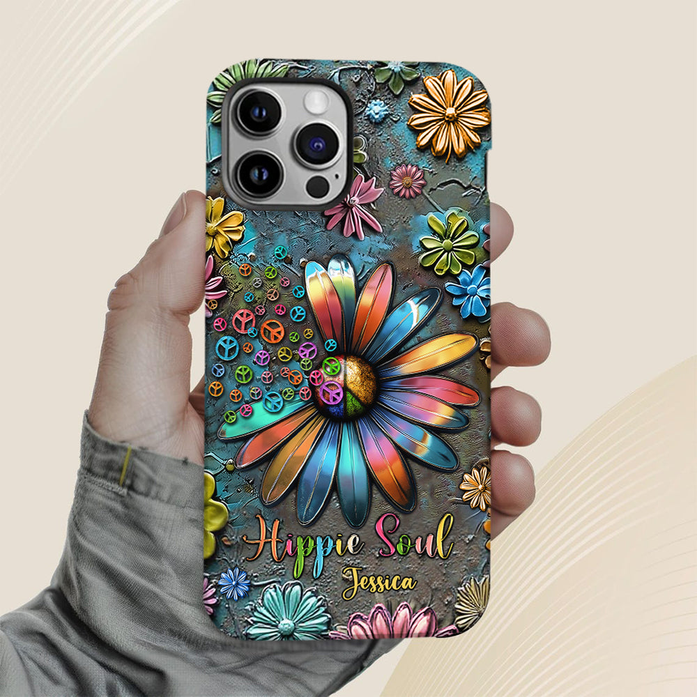 Hippie Soul - Personalized Hippie Full Print Phone Case