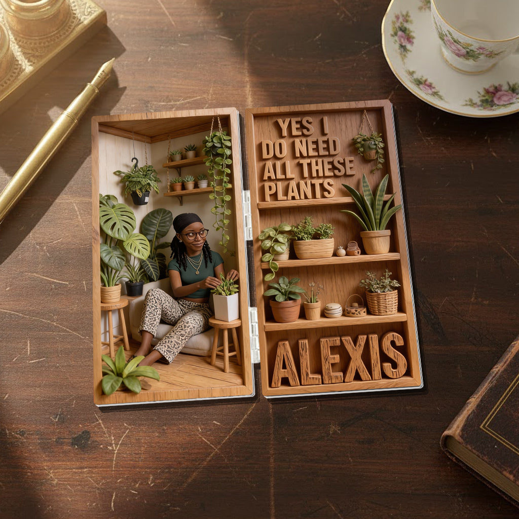 Yes I Do Need All These Plants - Personalized Gardening Acrylic Diptych