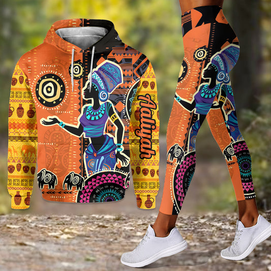 Colors Of Africa - Personalized African American Hoodie and Leggings