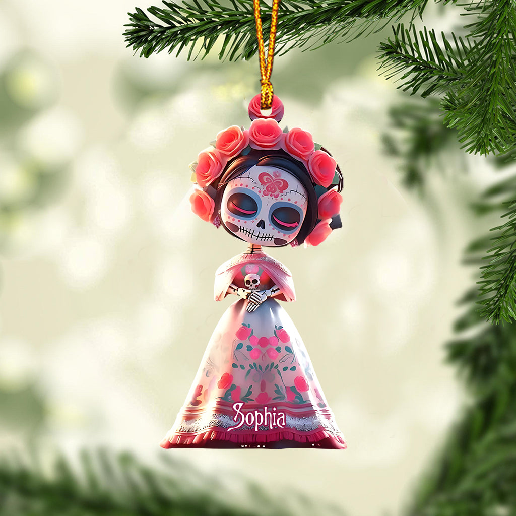 Sugar Skull - Personalized Skull Ornament