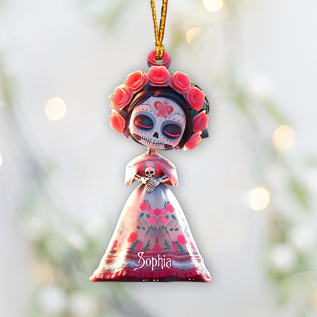 Sugar Skull - Personalized Skull Ornament