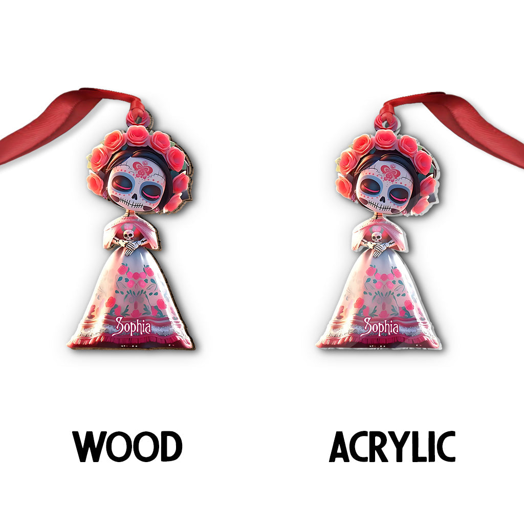 Sugar Skull - Personalized Skull Ornament