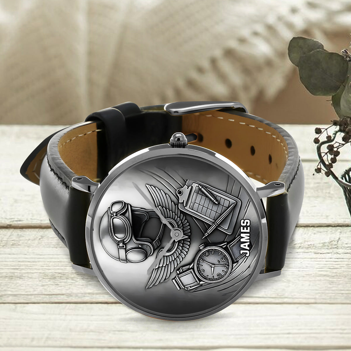Once You Have Tasted Flight - Personalized Pilot Hand Watch