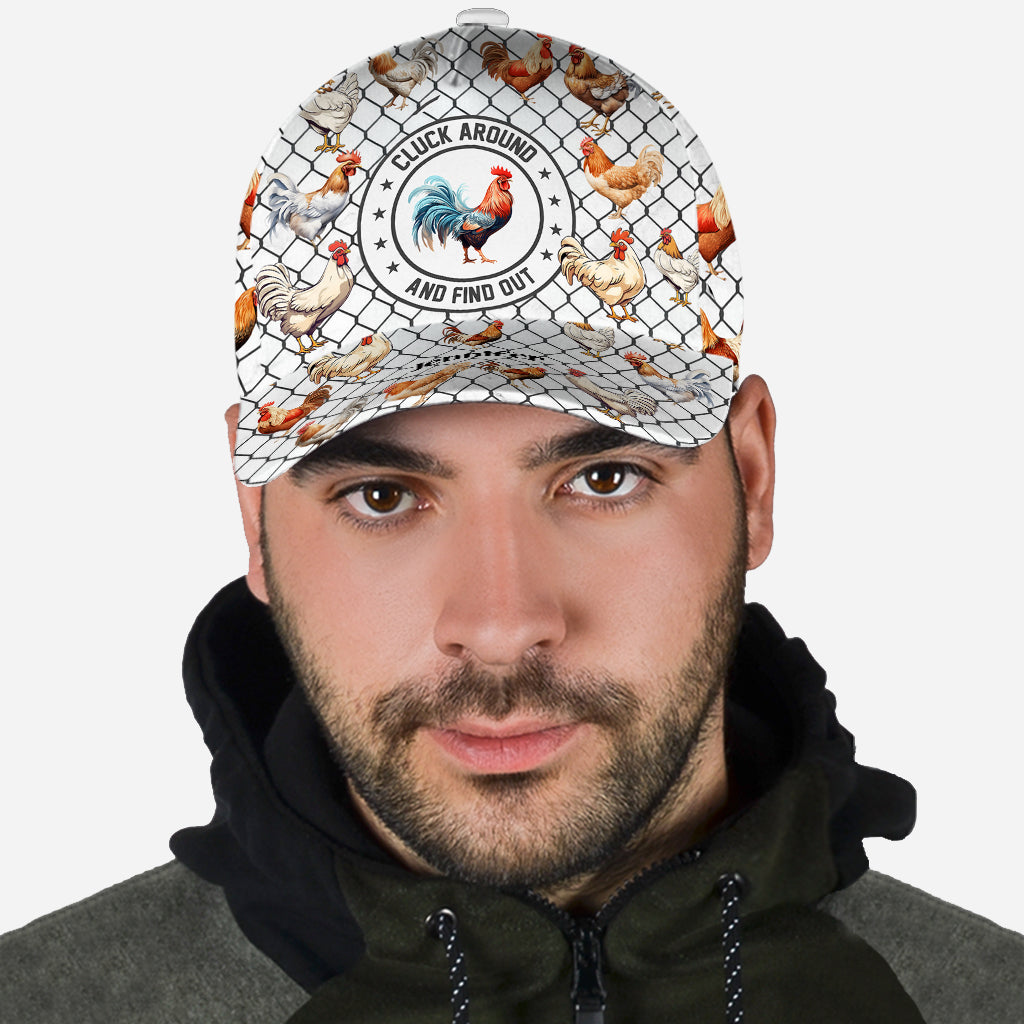 Cluck Around And Find Out - Personalized Chicken Classic Cap