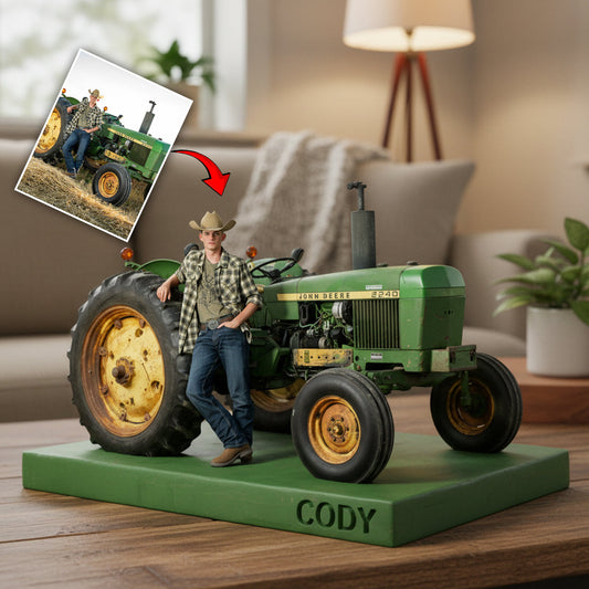 Custom From Any Photo - Personalized Farmer Custom Shaped Acrylic Plaque