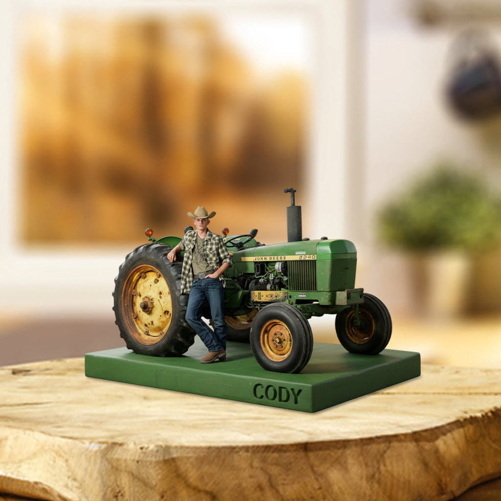 Custom From Any Photo - Personalized Farmer Custom Shaped Acrylic Plaque