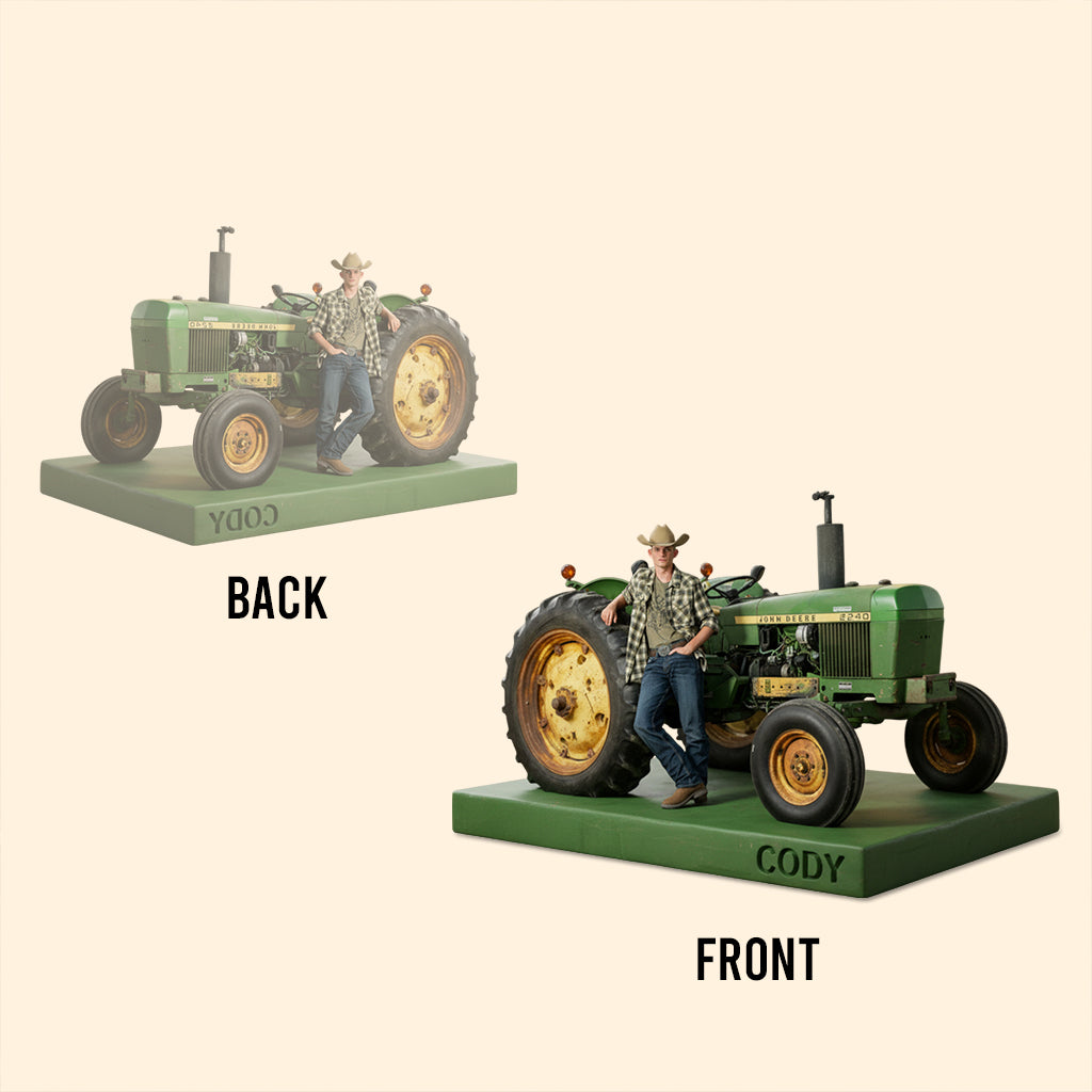 Custom From Any Photo - Personalized Farmer Custom Shaped Acrylic Plaque