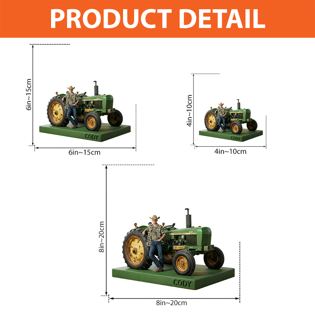 Custom From Any Photo - Personalized Farmer Custom Shaped Acrylic Plaque