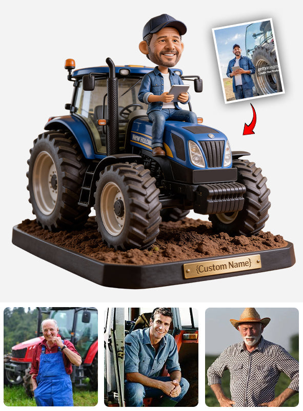 Funny Farmer Gift - Personalized Farmer Custom Shaped Acrylic Plaque