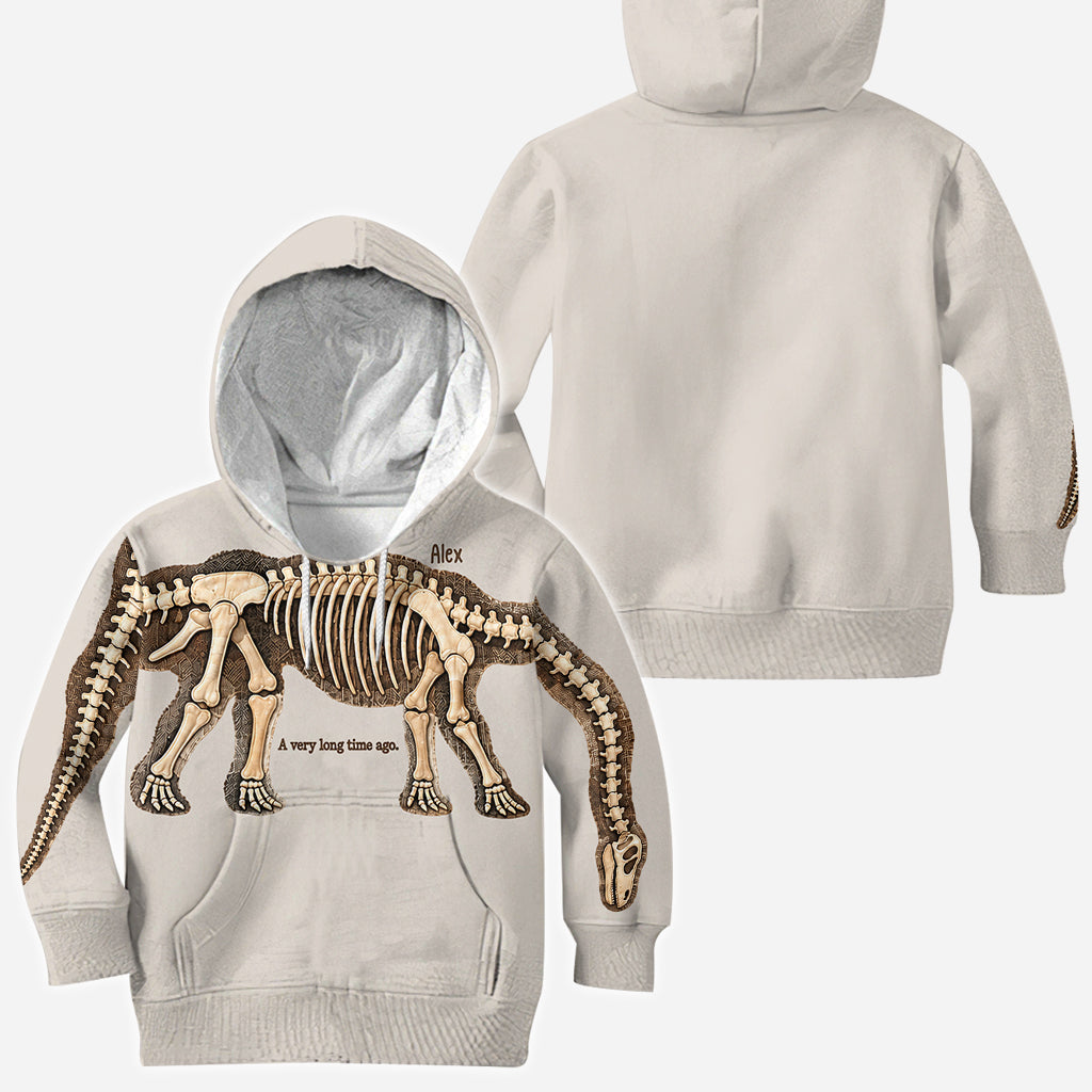 Stretch to Unearth the Whole Dinosaur - Personalized Dinosaur All Over Shirt
