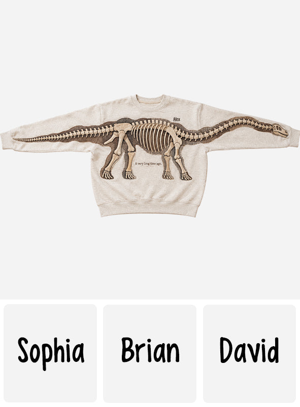 Stretch to Unearth the Whole Dinosaur - Personalized Dinosaur All Over Shirt