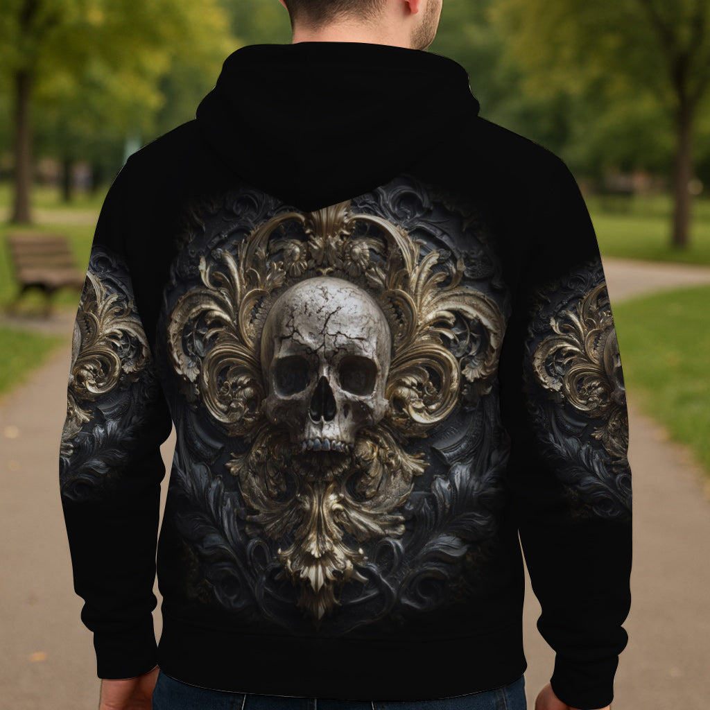 Metalic Skull - Personalized Skull All Over Shirt