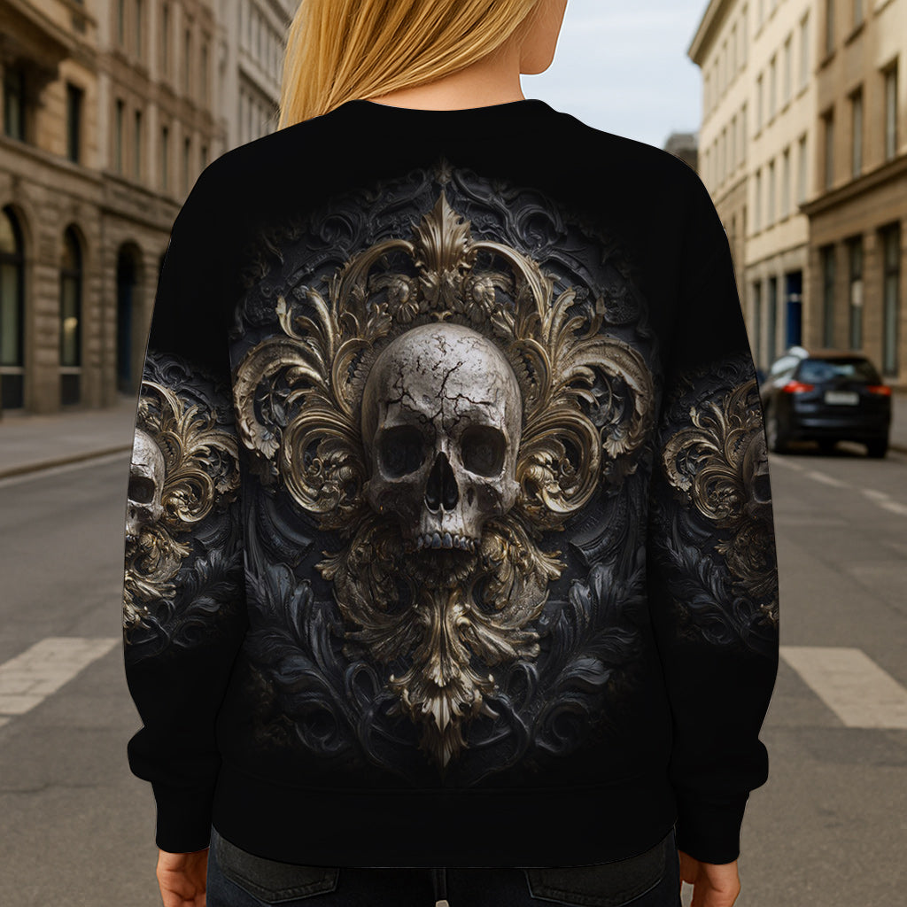Metalic Skull - Personalized Skull All Over Shirt