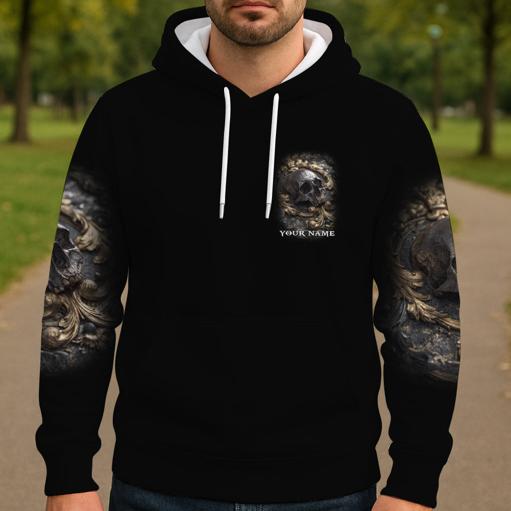 Metalic Skull - Personalized Skull All Over Shirt