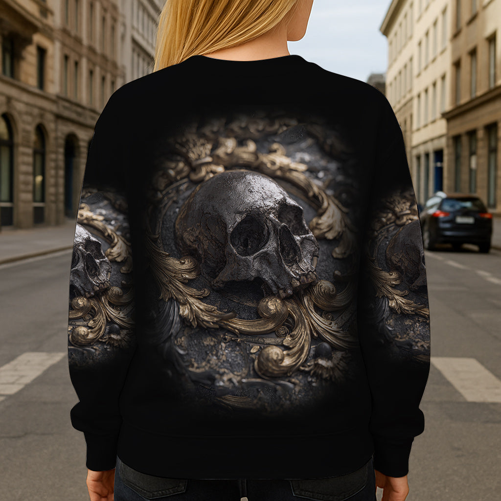 Metalic Skull - Personalized Skull All Over Shirt
