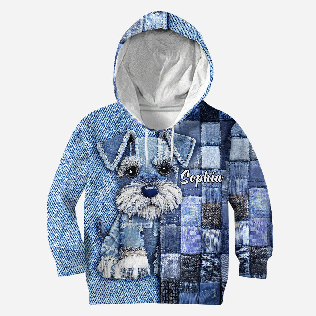 Love Miniature Schnauzer - Personalized Dog All Over Shirt