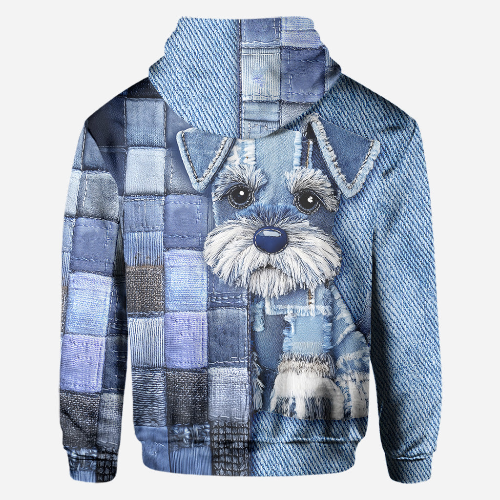 Love Miniature Schnauzer - Personalized Dog All Over Shirt