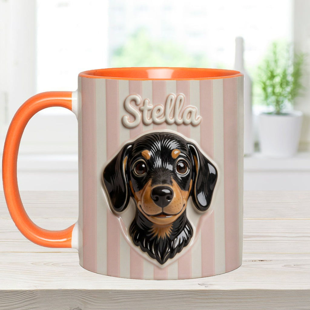 Love My pet - Personalized Dog Accent Mug