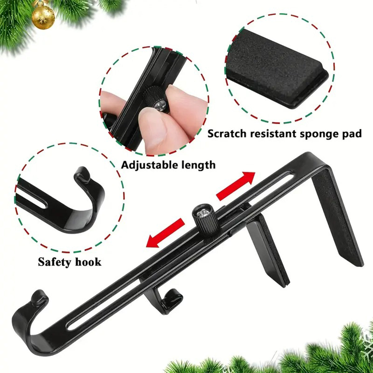 Funny Dogs - Personalized Dog Shaped Stocking Hanger