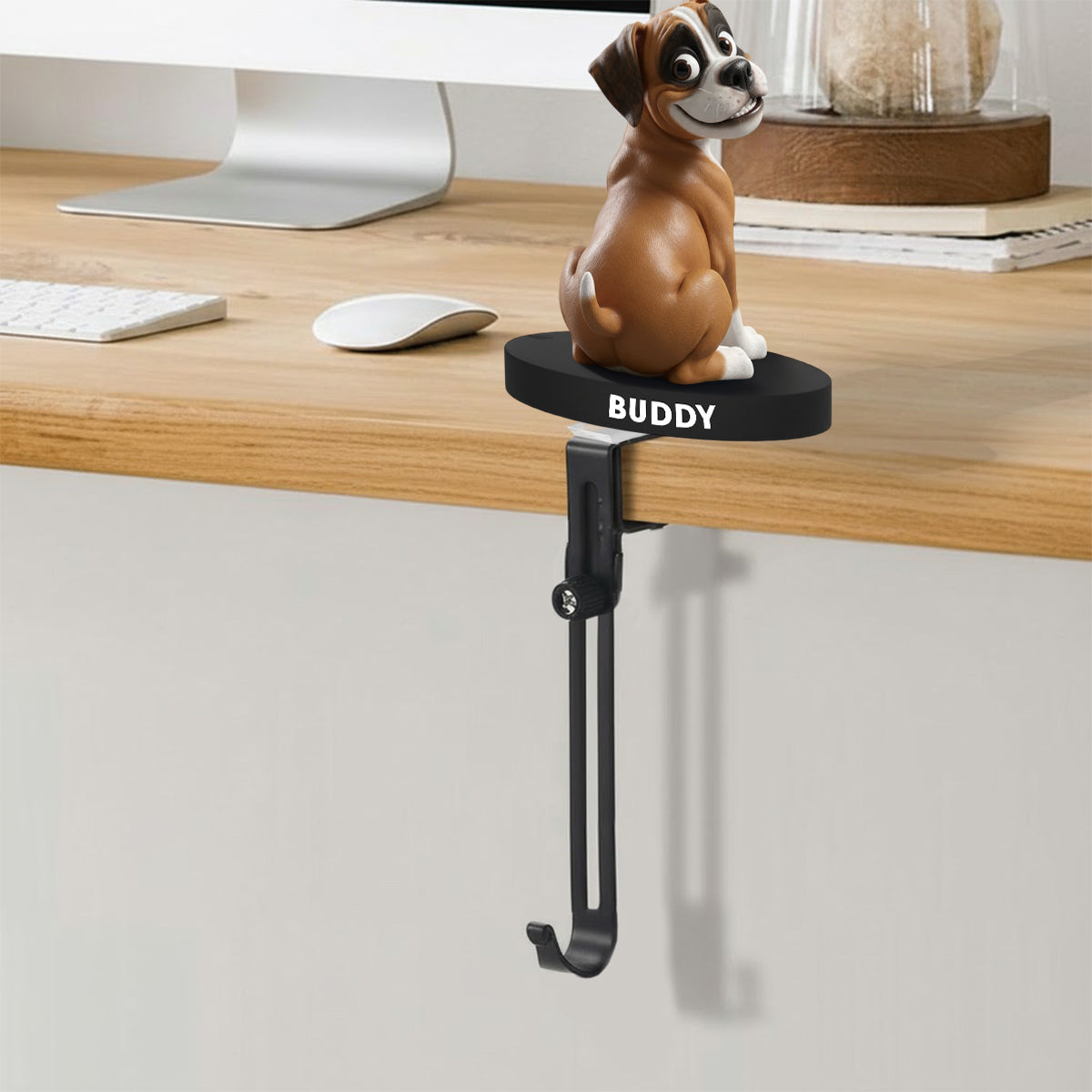 Funny Dogs - Personalized Dog Shaped Stocking Hanger