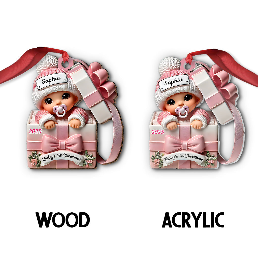 Baby Gift Box - Personalized Newborn Ornament
