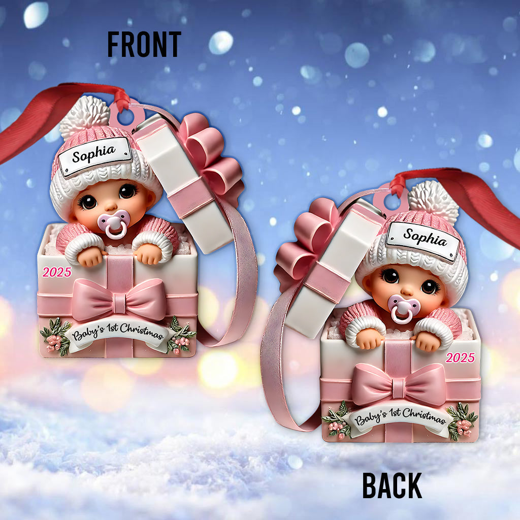 Baby Gift Box - Personalized Newborn Ornament