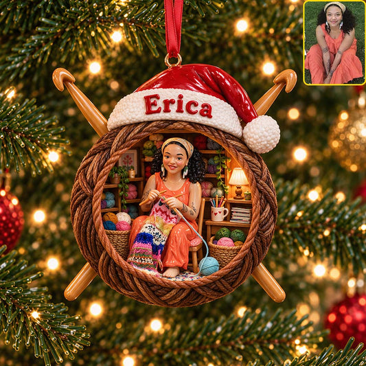 Crochet Lovers - Personalized Crocheting Premium 3D Ornament