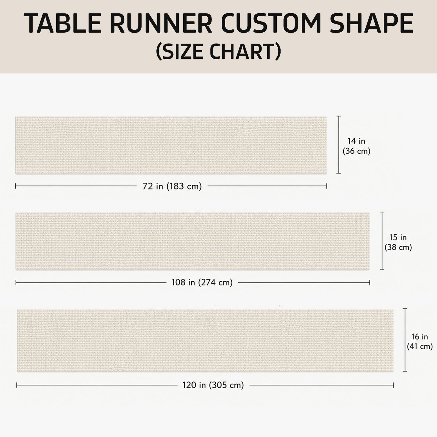 Tis The Season - Personalized Family Table Runner Custom Shape