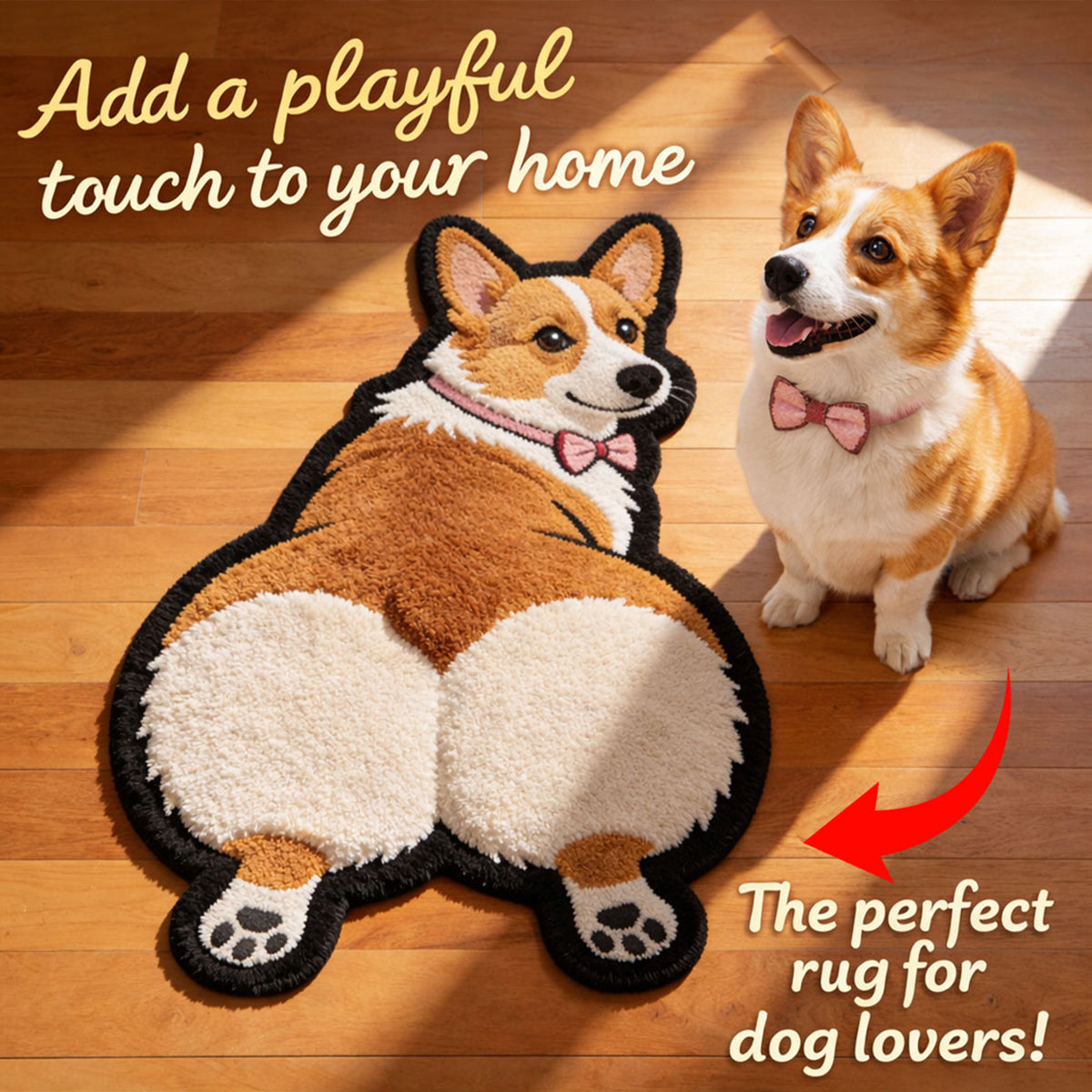 Dog Lovers - Personalized Dog Non-Slip Tufted Rug