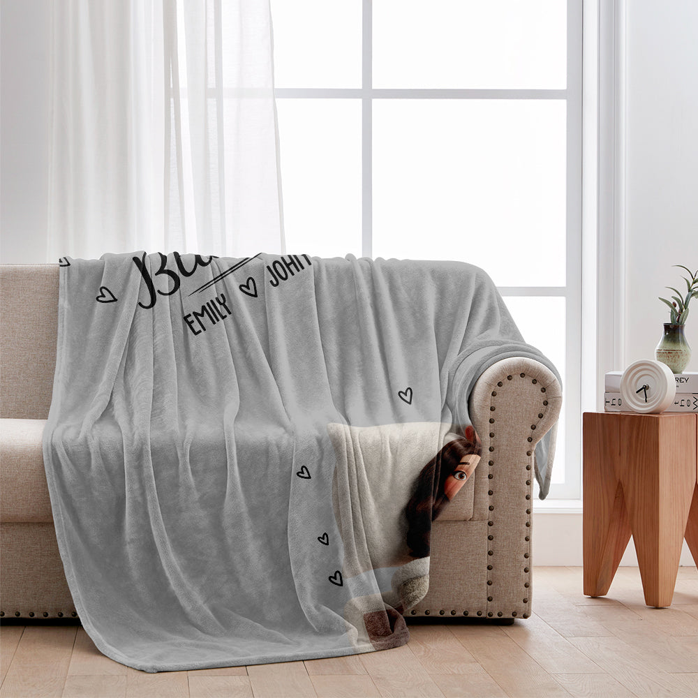 Our Snuggle Blanket - Personalized Couple Blanket