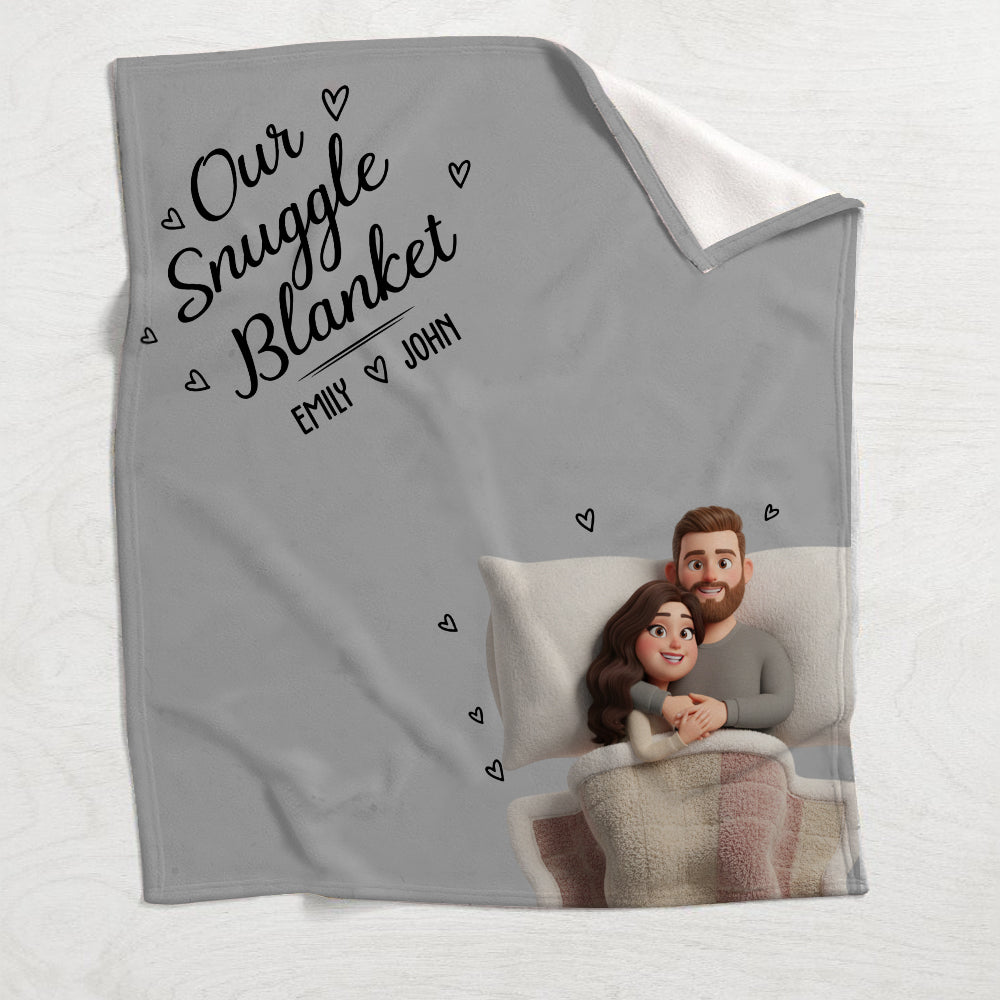 Our Snuggle Blanket - Personalized Couple Blanket