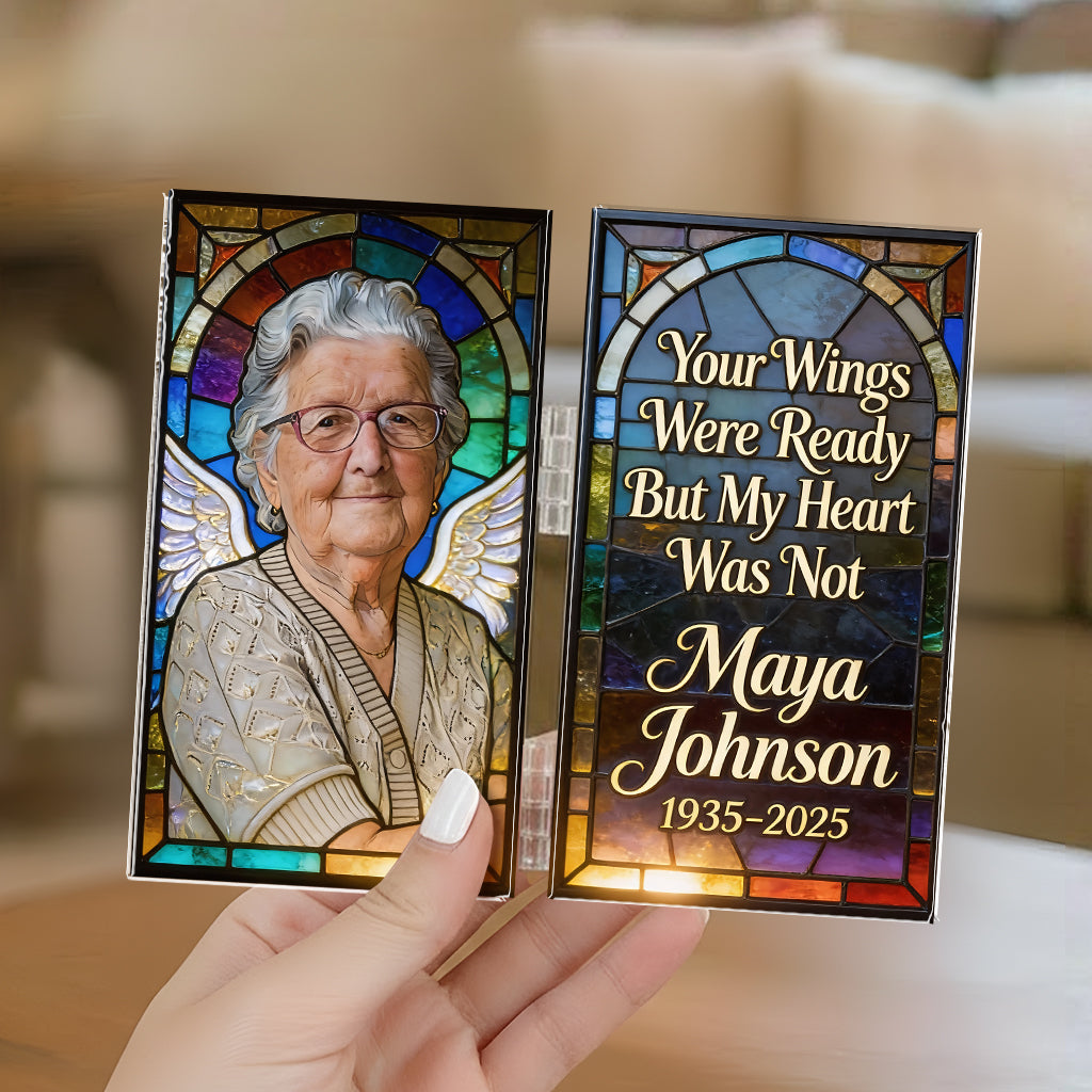 Your Wings Were Ready - Personalized Memorial Acrylic Diptych