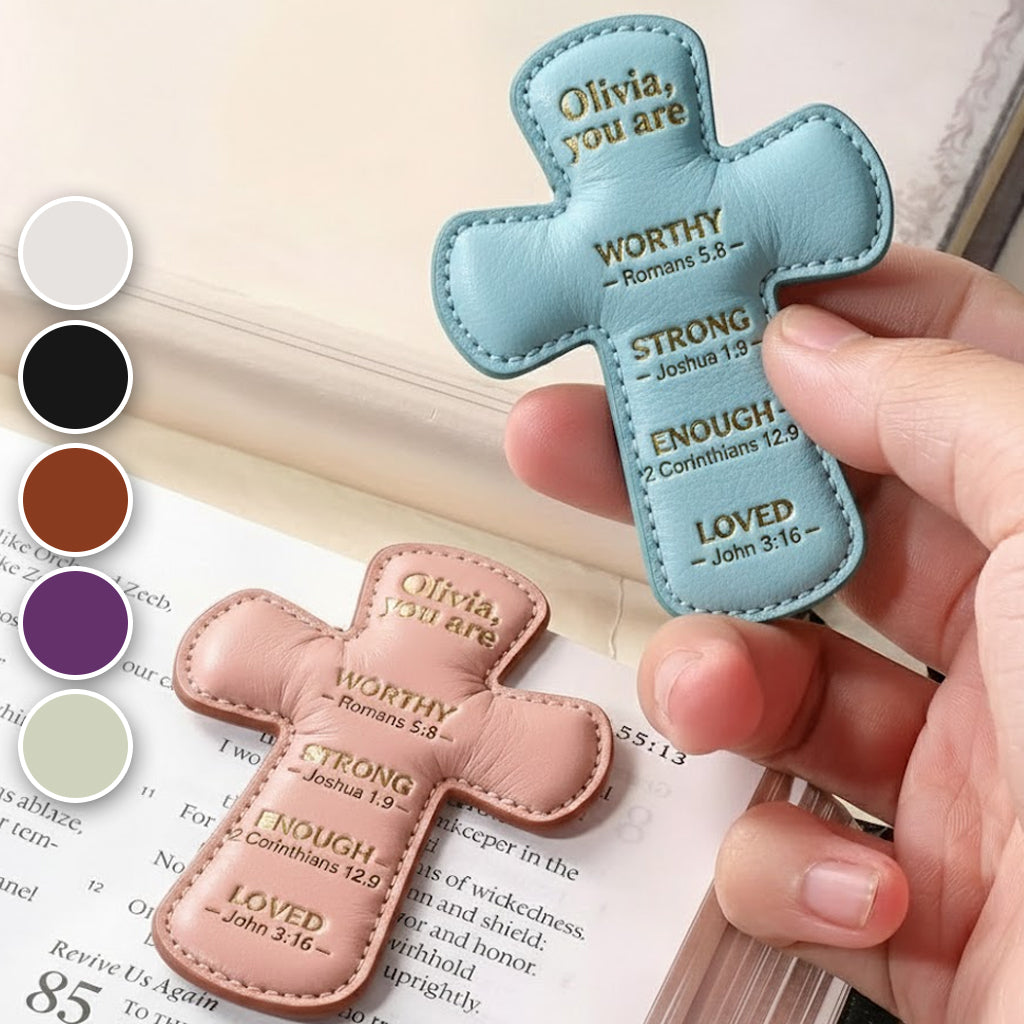 God Says You Are - Personalized Christian Shaped Magnetic Bookmark