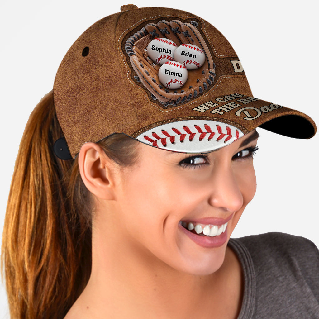 We Caught The Best Dad - Personalized Baseball Classic Cap