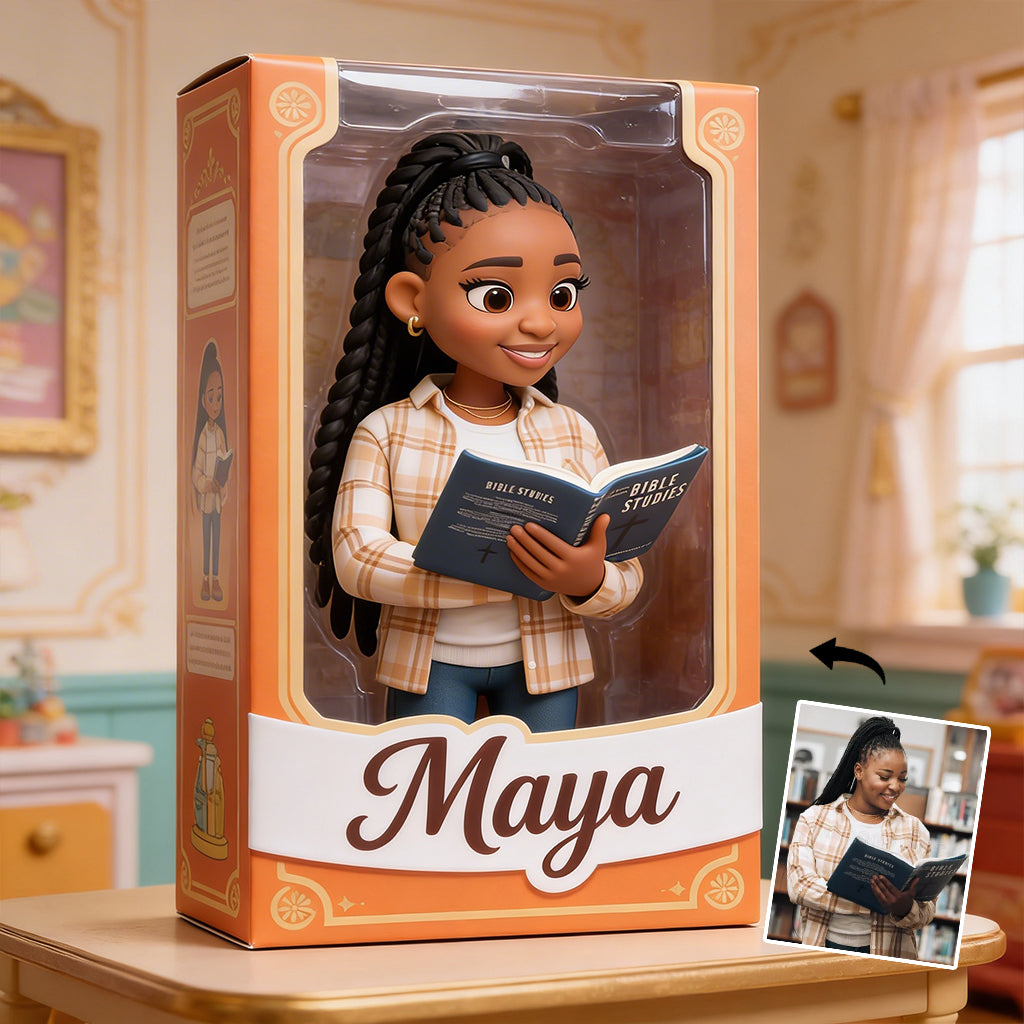 Any Hobby, Any Photo - Reading, Sewing, Gardening... - Personalized Book Custom Shaped Acrylic Plaque