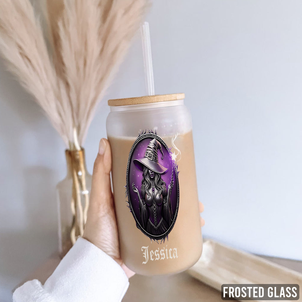 Beautiful Witch - Personalized Witch Can Glass