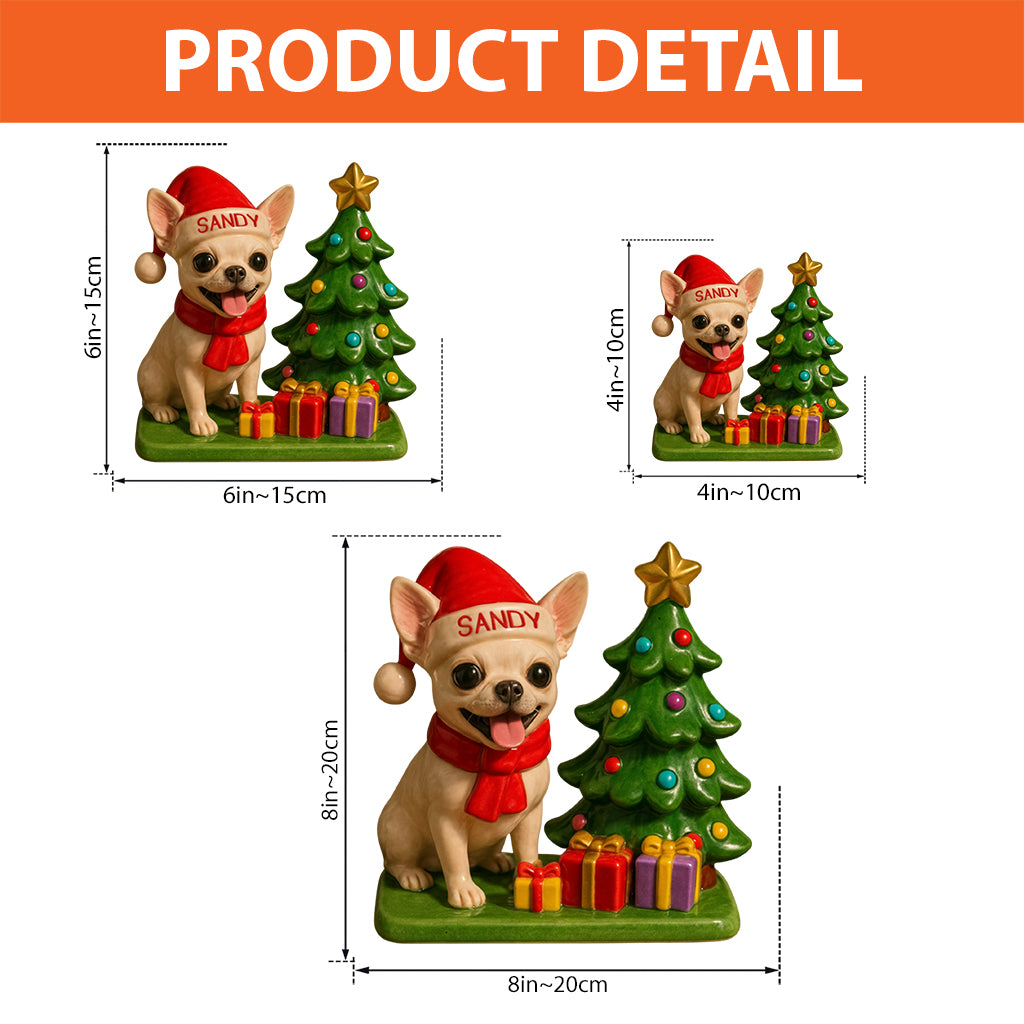 Dog Christmas - Personalized Dachshund Dog Custom Shaped Acrylic Plaque